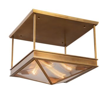 Cairo 4 lt Semi-Flush - Vintage Brass