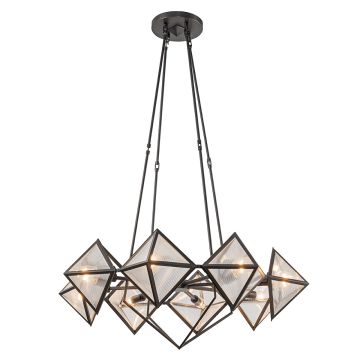 Cairo 8 lt Chandelier - Urban Bronze