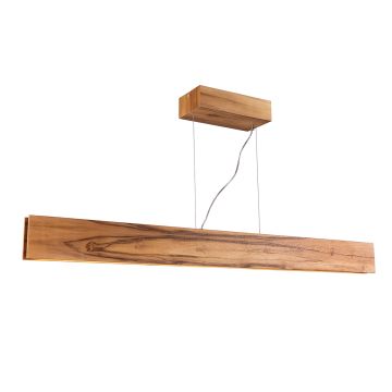 Clean LED Pendant - Teak Veneer