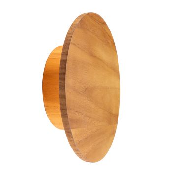Clean LED Wall Light - Teak Veneer