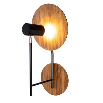 Dot Wall Light - Teak Veneer