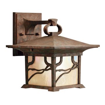 Morris 1 Light Medium Wall Lantern - Distressed Copper