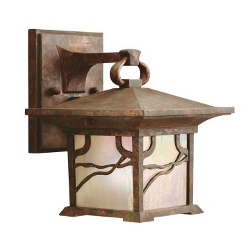 Morris 1 Light Small Wall Lantern - Distressed Copper