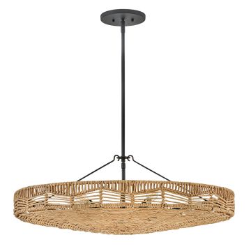 Ophelia 6 lt Duo Mount Pendant - Black/Camel