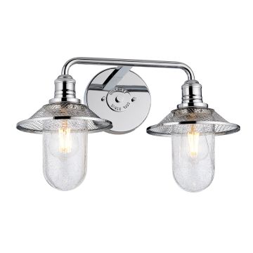 Rigby 2 Light Wall Light - Polished Chrome