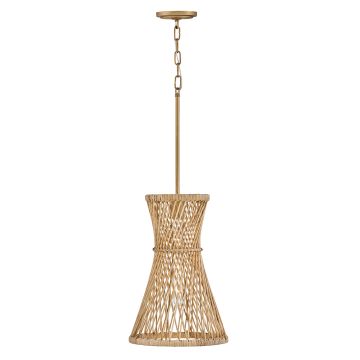 Twyla 1 lt Pendant - Burnished Gold