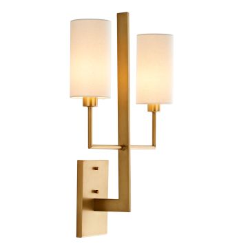Blade 2 lt Wall Light - Antique Brass