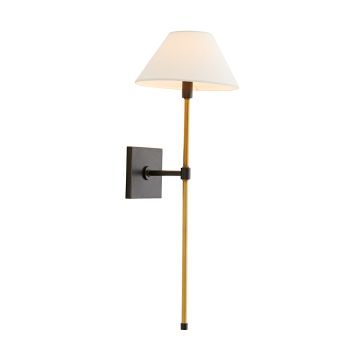 Havana 1 lt Wall Light - Bronze & Antique Brass
