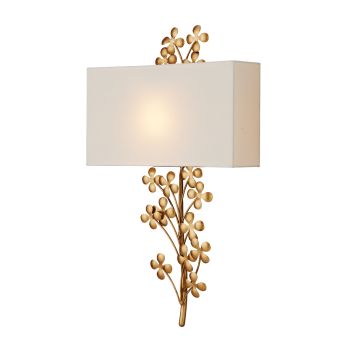 Cloverfield 2 lt Wall Light - Contemporary Gold Leaf / Contemporary Gold