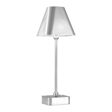 Gadabout Nickel Cordless Table Lamp