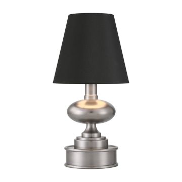 Galavant Nickel Cordless Table Lamp