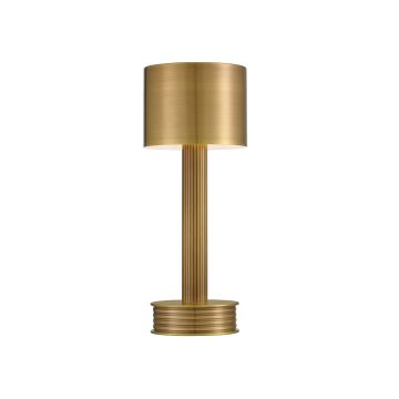 Traverse Brass Cordless Table Lamp