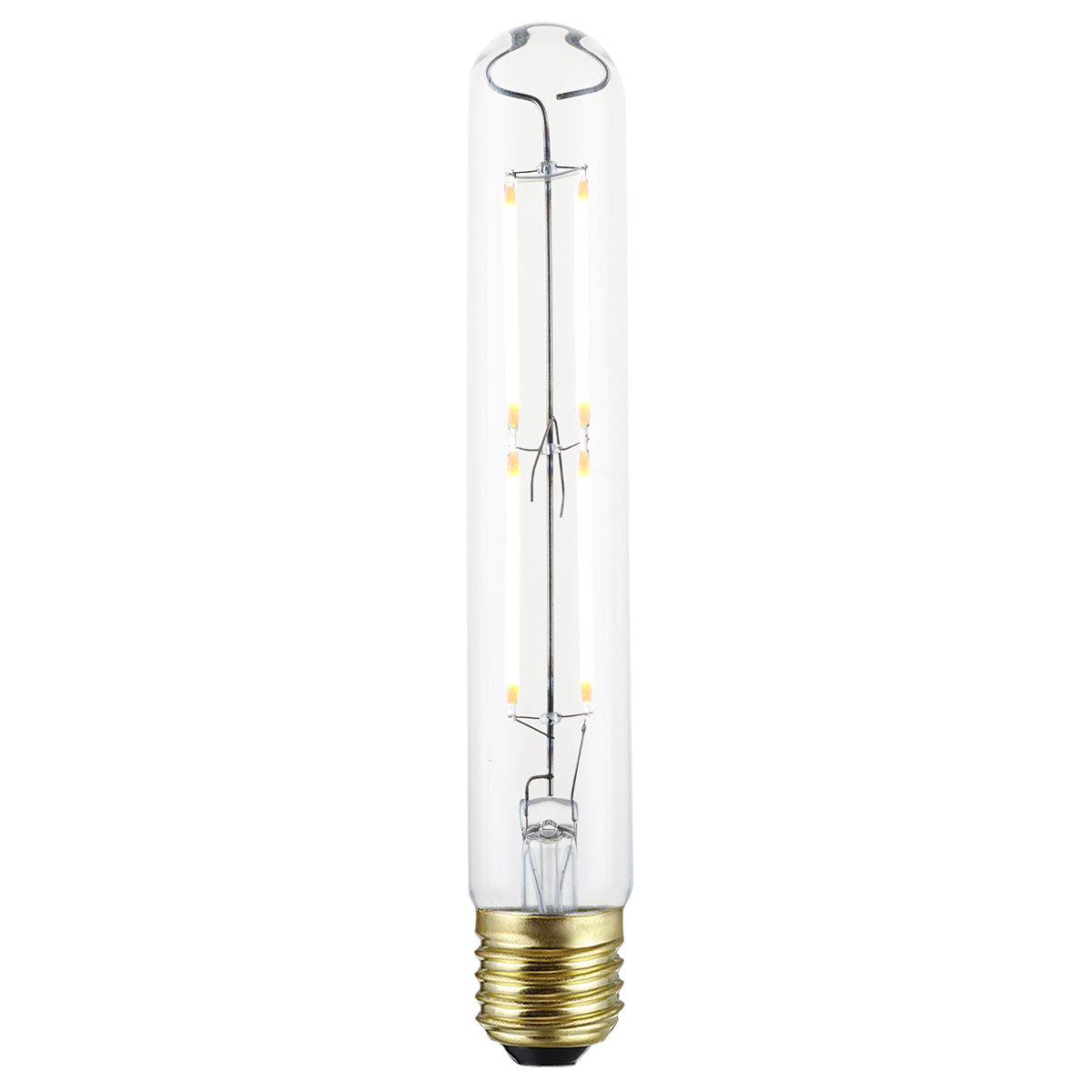 Large Tubular LED E27 Lamp - Clear Glass
